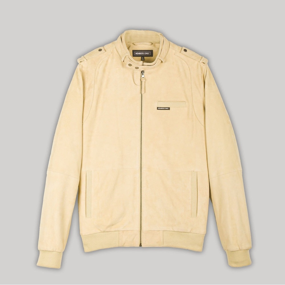 Vintage Members Only Suede Bomber